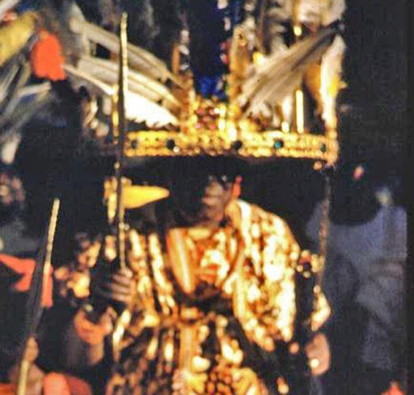 Obi Okosi II Emerges at his Ofala Festival, October 1960